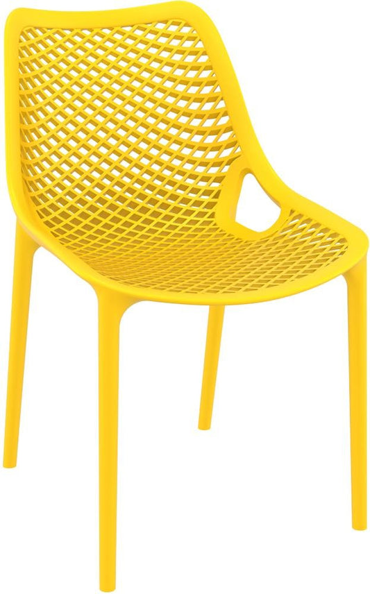 Baratti Hava Chaise de jardin empilable jaune (par 2 unités)