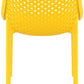 Baratti Hava Chaise de jardin empilable jaune (par 2 unités)