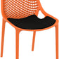 Baratti Hava Chaise de jardin empilable orange (par 2 pièces)