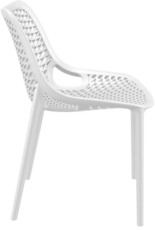 Baratti Hava Chaise de jardin empilable blanc (par 2 pièces)