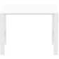 Siesta Vegas Table de bar extensible 100/140 cm Blanc