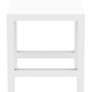 Siesta Vegas Table de bar extensible 100/140 cm Blanc