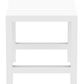 Siesta Vegas Table de bar extensible 100/140 cm Blanc