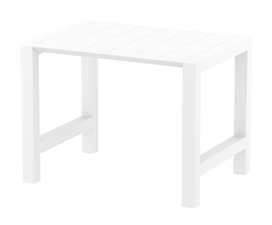 Siesta Vegas Table de bar extensible 100/140 cm Blanc