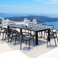 Siesta Vegas Table de jardin extensible Medium 180/220 cm Noir