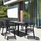 Siesta Artemis Chaise de Jardin Empilable Marron (Par 2 Unités)