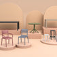 Siesta Helen Chaise de jardin empilable blanc (par 2 unités)
