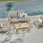 The Outsider Hanna Chair-Bank Lounge Set Acacia