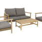 The Outsider Hanna Chair-Bank Lounge Set Acacia
