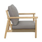 The Outsider Hanna Chair-Bank Lounge Set Acacia