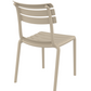 Siesta Helen Chaise de jardin empilable Taupe (par 2 pièces)