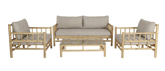 The Outsider Ensemble chaise-banquette - Bethany - Bois d'acacia - The Outsider