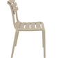 Siesta Helen Chaise de jardin empilable Taupe (par 2 pièces)