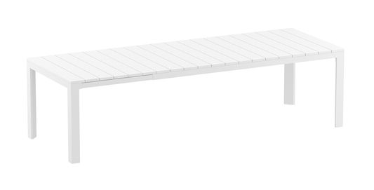 Siesta Atlantic Table de jardin extensible Xl 210/280 cm Blanc