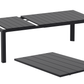 Siesta Atlantic Table de jardin extensible Medium 140/210 cm Noir
