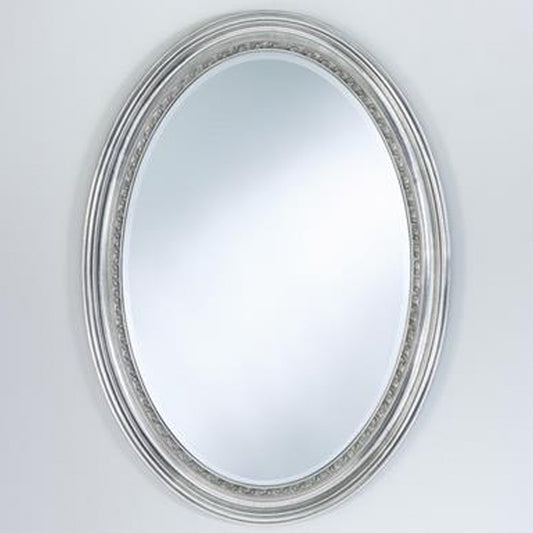 Miroir AMANDINE Classique Oval Argent 75x105 cm
