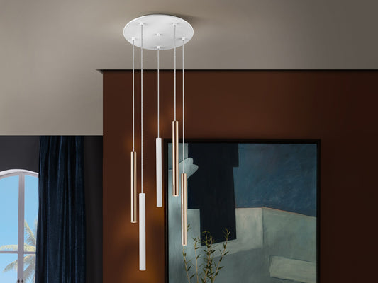 LAMPE  VARAS  OR/BLANC 5L