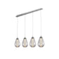 LAMPE  TACCIA   4L LED CHROME
