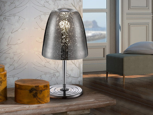 LAMPE TABLE   QUASAR  CHRO  1L Ø