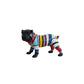 FIGURE PET  BULLDOG  DÉCO RAIES