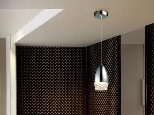 LAMPE 1L  ALESSA  CHROME Ø11