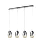 LAMPE 4L  ALESSA  CHROME