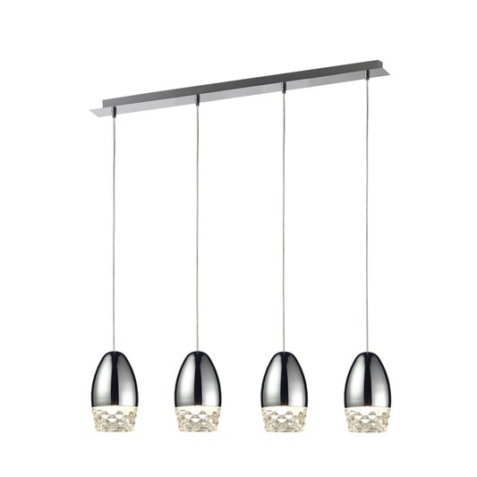 LAMPE 4L  ALESSA  CHROME