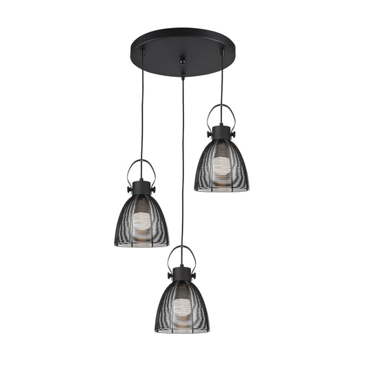 LAMPE 3L  TABATHA  NOIR Ø35