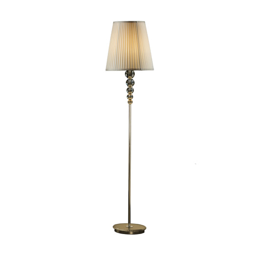 LAMPE D PIE   MERCURY  CHAMPAGNE