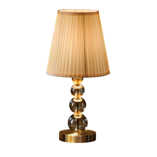 LAMPE TABLE P   MERCURY  CHAMPAG