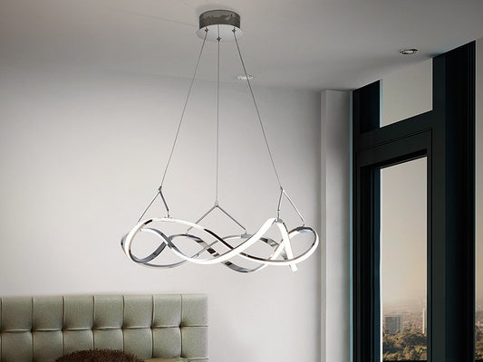 LAMPE LED   MOLLY   55Ø CHROME