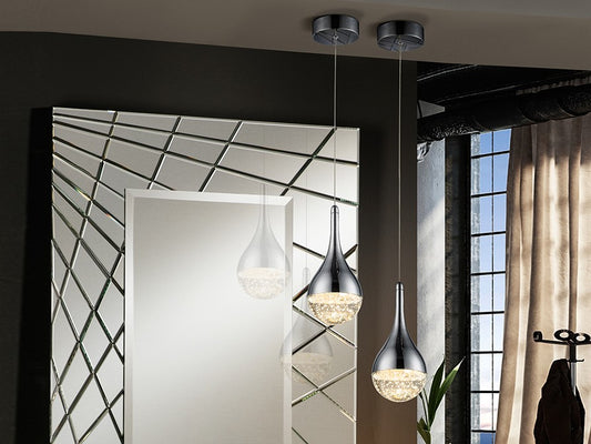 LAMPE 1L  ELIE  CHROME Ø10