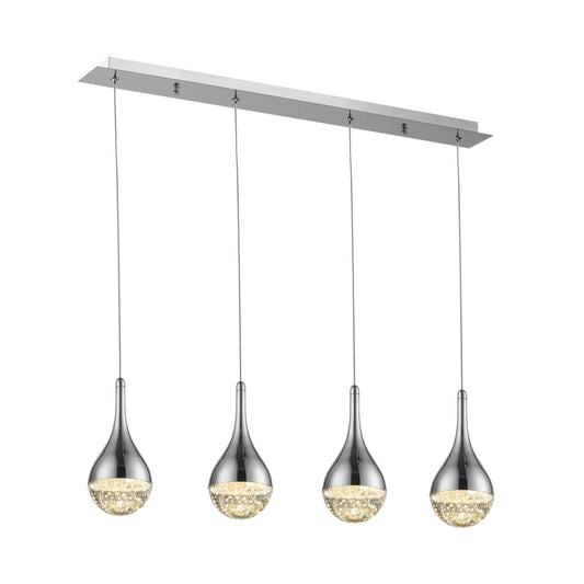LAMPE 4L  ELIE  CHROME