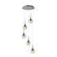 LAMPE 5L  ELIE  CHROME Ø37
