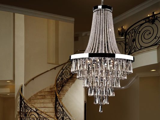 LAMPE 22L PALACE MÉT/VERRE