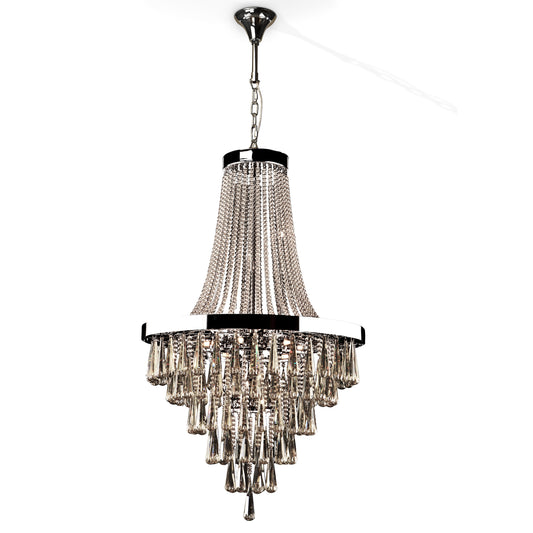 LAMPE 22L PALACE MÉT/VERRE
