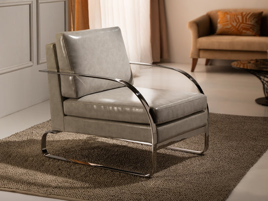 FAUTEUIL   SAORI   INOX LED