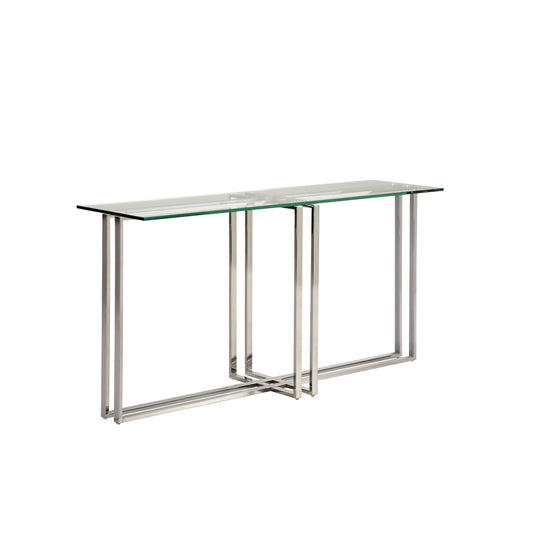CONSOLE  AUREA   INOX 150X40 LED