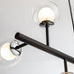 LAMPE  9L  ALTAIS  NOIR/CHROME DIMMABLE