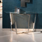 CONSOLE   ZAILA   INOX LED