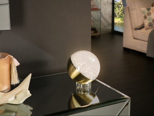 LAMPE TABLE   SPHÈRE  Ø12 LAITON