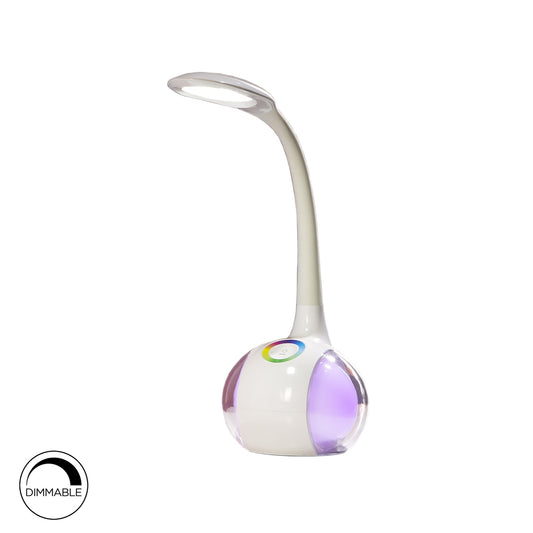 LAMPE BASSE  COLOR LED  EN BLANC