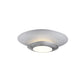 PLAFONNIER  LED   HOLE   ARGENT Ø42