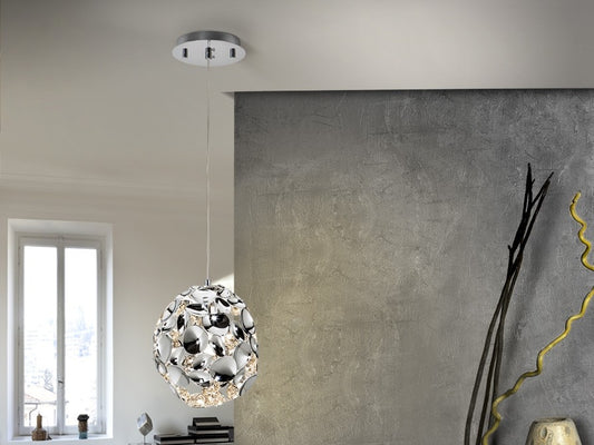 LAMPE 1L   NARISA   Ø18 CHROMÉ