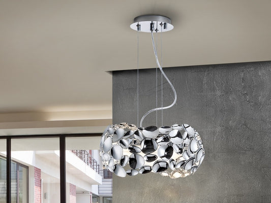 LAMPE 3L  NARISA   Ø32 CHROMÉ