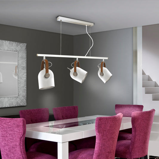 LAMPE 3L  ADAME  BLANC/ARGENT