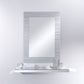Miroir Salle de bain Sonar Rect. Rectangle Miroir+verre clair 89 X 119