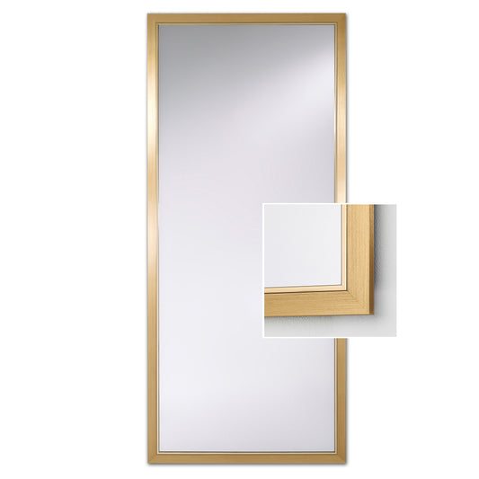 Miroir Bremen Gold  XL Rectangle Or 80,5 X 178