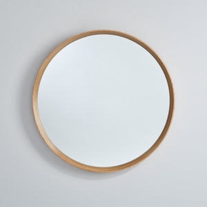 Miroir SOLID CIRCLE Modern Rond Bois 90x90 cm