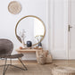 Miroir SOLID CIRCLE Modern Rond Bois 90x90 cm